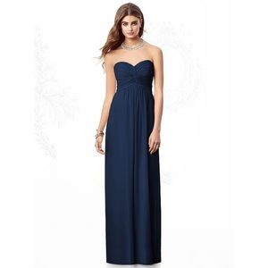 After Six Navy Bridesmaids Dress